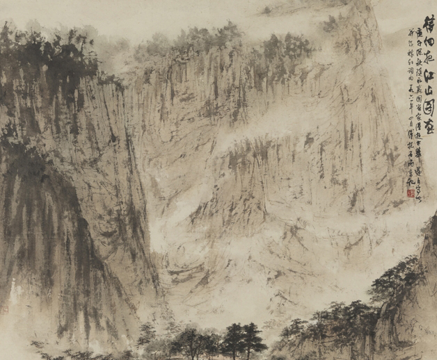《待細(xì)把江山圖畫》100×111.5cm，1961年